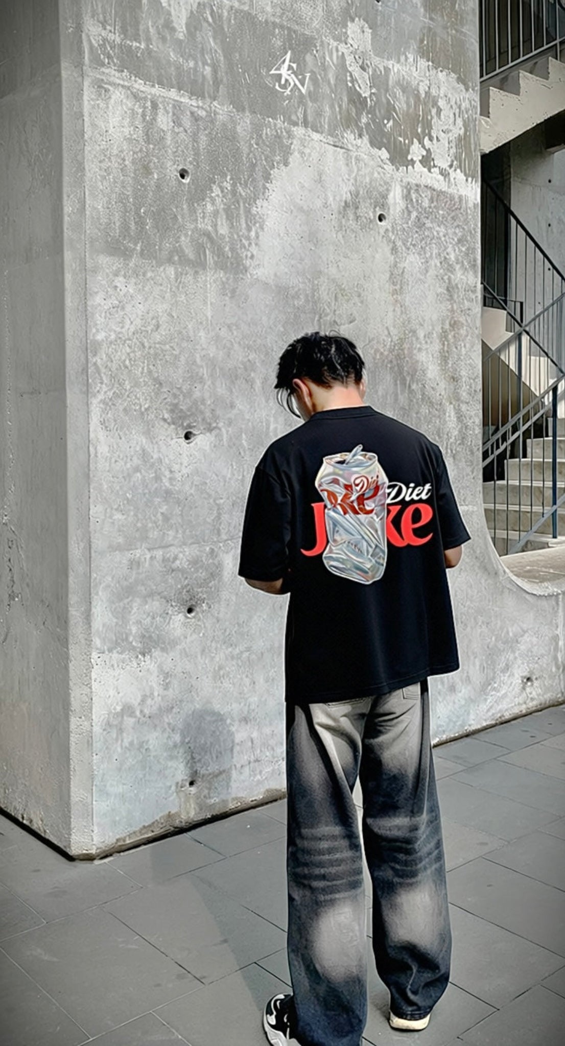 Carbonated Thoughts Premium Drop Shoulder Oversized T-shirt