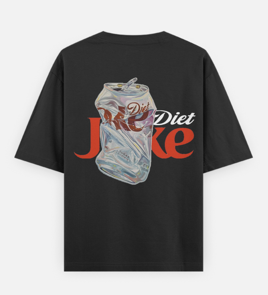 Carbonated Thoughts Premium Drop Shoulder Oversized T-shirt