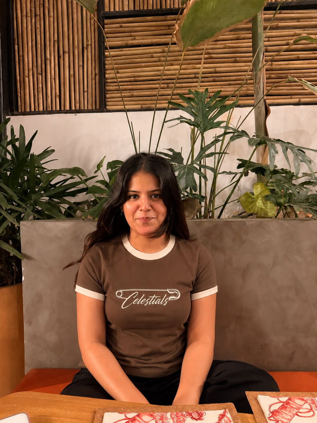 WILDFLOWER MOUSSE & CREAM RINGER TEE