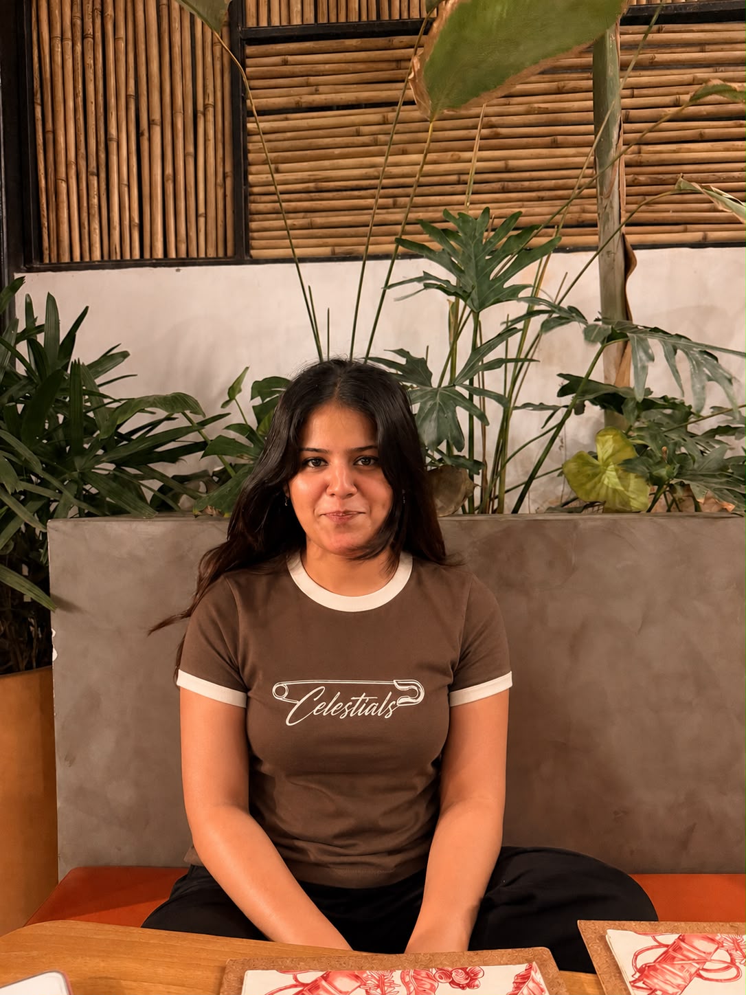 WILDFLOWER MOUSSE & CREAM RINGER TEE